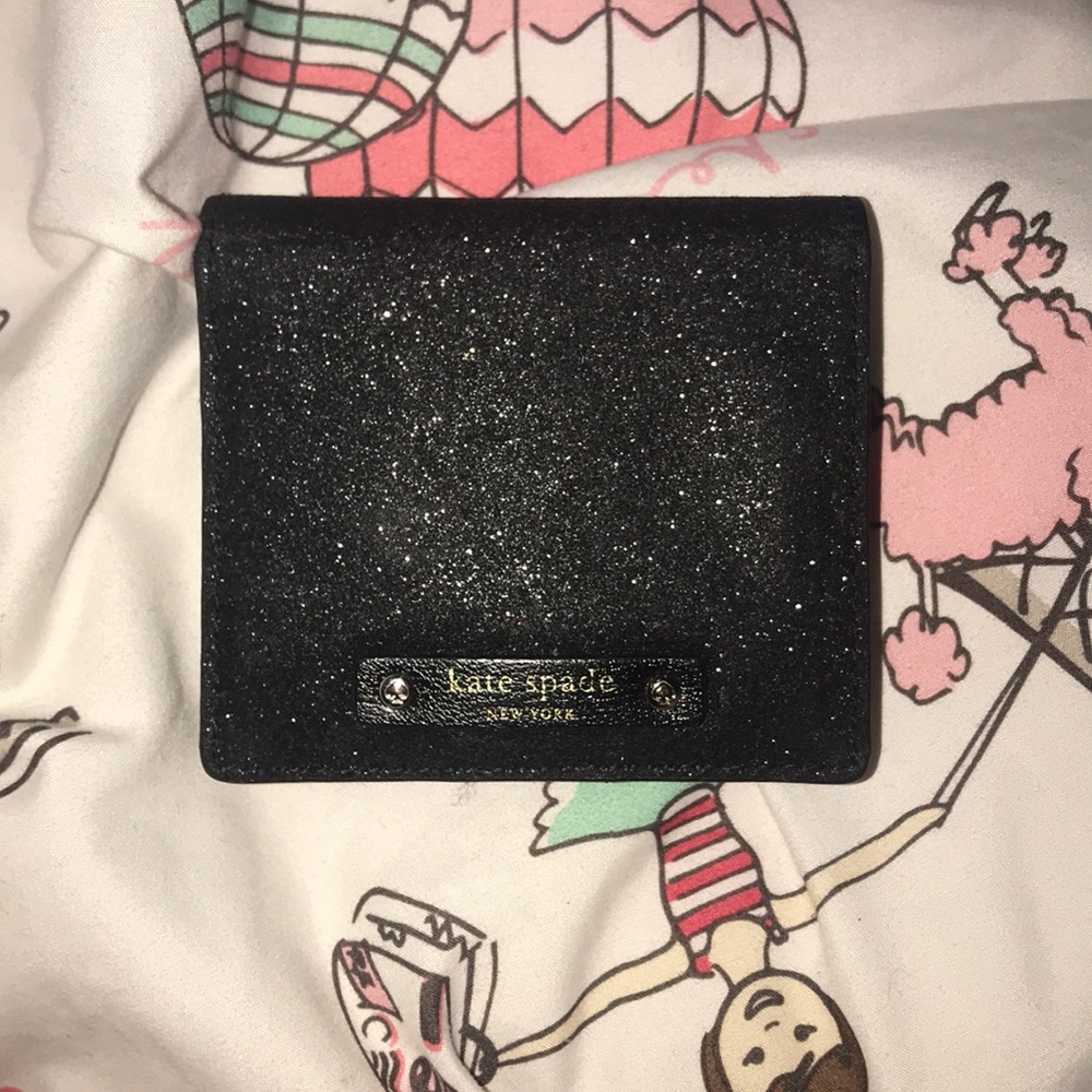 Kate spade sparkly mini wallet